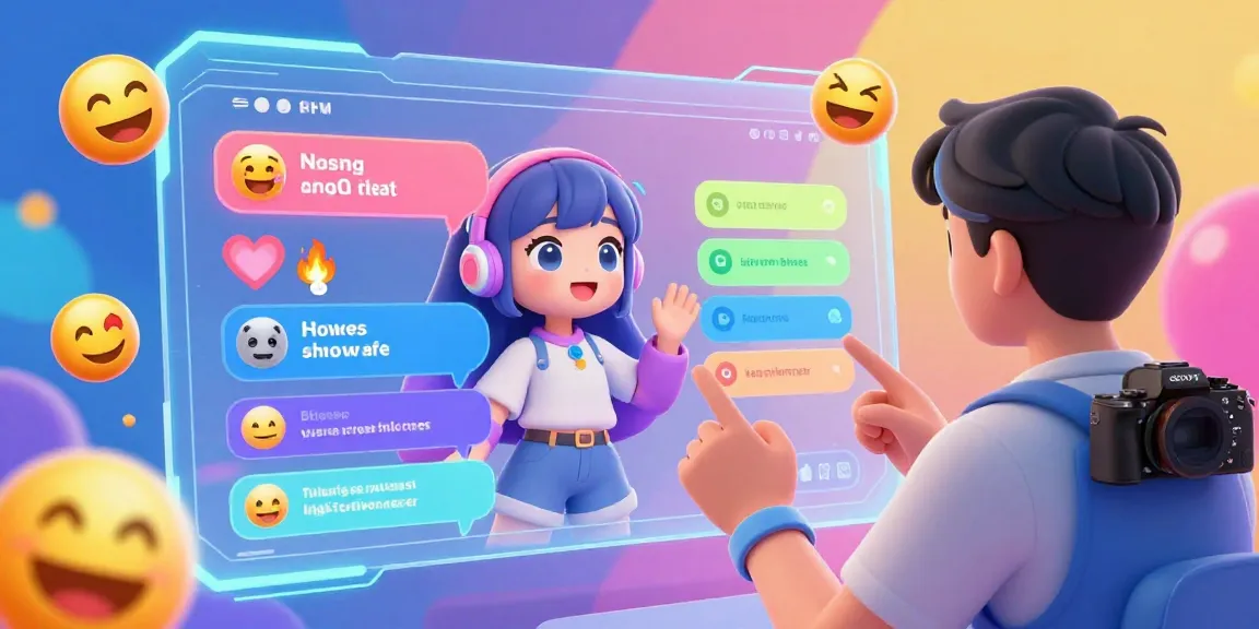 Engaging scene of playful NSFW AI characters in an interactive chat showcasing ai ecchi chat.